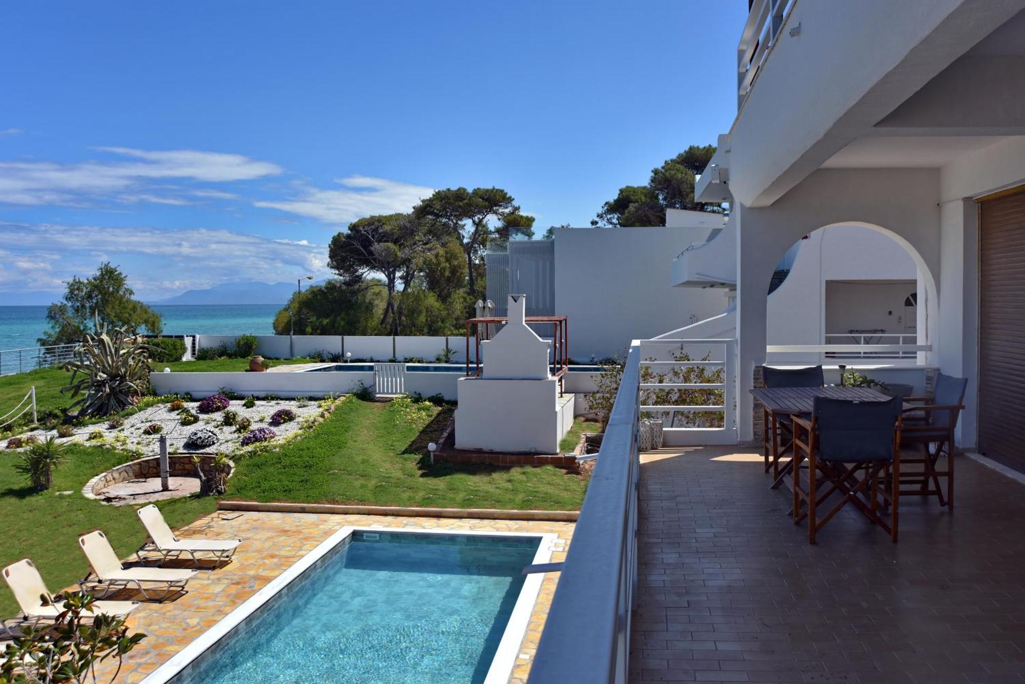 Antorina Beachfront Villas With Private Pools Kamari  Εξωτερικό φωτογραφία
